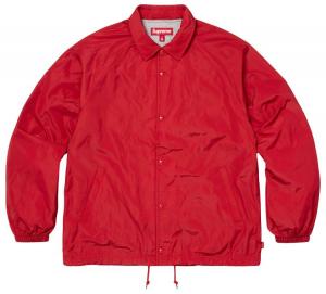 Куртка Supreme Old English Arc Coaches Jacket, красный