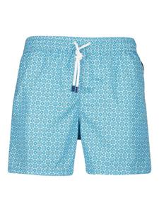 Шорты с принтом Fedeli, синий