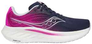 Кроссовки Saucony Wmns Ride 18 'Navy Fuchsia', синий