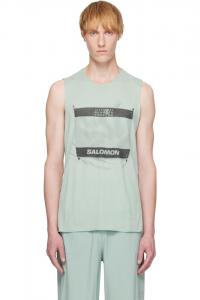 Саломон эдишн майка-борцовка Mm6 Maison Margiela, синий