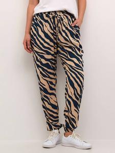 Брюки marita с завязками на талии KAFFE, цвет Midnight/Amphora