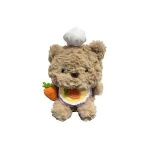 Пара плюшевых кукол Chef Bear, Carrot Bear, Cake Bear высотой 21 см CHUNTUSHU