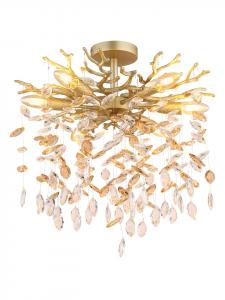 Globo lighting Потолочный светильник "QUEENA" золотистого цвета