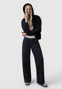 Свободные джинсы с низкой посадкой Bershka, Royal Blue