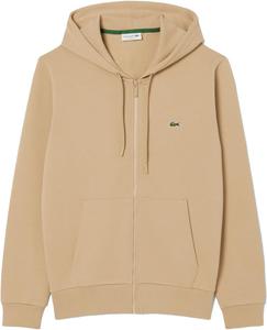 Мужская базовая толстовка с капюшоном на молнии от Lacoste, бежевый