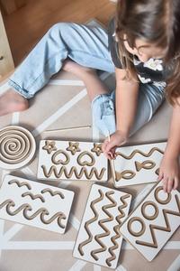 Набор из 6 плат графомоторов. tupti.wood