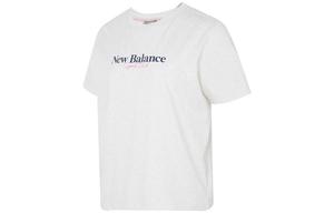 Футболка женская серая/белая New Balance