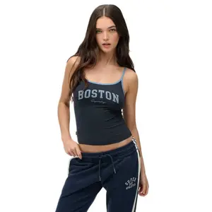 Футболка без рукавов Superdry Essential Branded, синий