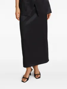 Атласная миди-юбка Bondeno Stylein, черный
