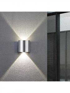 Настенный светильник WALES в матовом никелированном исполнении