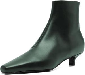 Женские модные ботильоны Pazzion с закрытым квадратным носком и молниями, на низком каблуке, стильные рабочие и вечерние туфли, размер 4-16 US