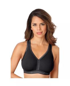Бюстгальтер для отдыха больших размеров с застежкой на спине без косточек Comfort Choice, черный