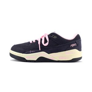 Jordan FLIGHT COURT устойчивые к истиранию низкие баскетбольные кроссовки Unisex Black Pink