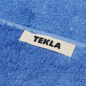 Tekla Fabrics Органическое махровое полотенце для рук, синий