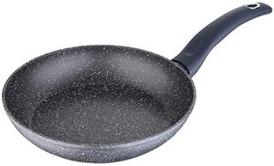 Bergner BG-8509-MBG, круглая, универсальная кастрюля, серый, алюминий, керамика, газ, галоген, индукция, 24 см