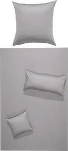 Постельное белье Landshut" silver 1x 200x200 cm + 2x 40x80 cm" Erwin Müller