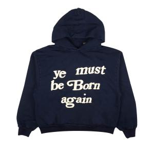 Толстовка с капюшоном Темно-синий с капюшоном Блошиный рынок кактусов Born Again