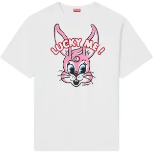 KENZO Футболка мужская белая Crew Neck Moderate
