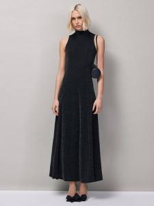 Платье макси Carrie Sparkle Ponte Ro&Zo, Black