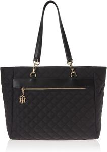 Очаровательная женская сумка-тоут Tommy Hilfiger, Hilfiger Deep Black