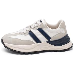 AGSDON Женские низкие повседневные туфли бежево-голубые, цвет Beige Blue