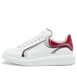 Кроссовки oversized sneaker 'curve tech - garnet' Alexander Mcqueen, белый