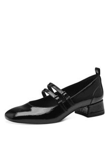 Tamaris Черные туфли на ремешках