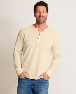 Мужская футболка поло Port Oasis с длинным рукавом Tommy Bahama, загар/бежевый