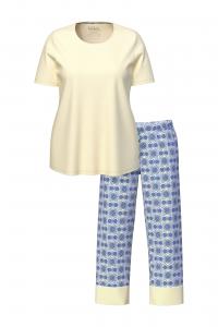 Ulla Popken Пижамные штаны в желтом, светло-желтом цвете