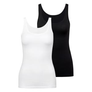 Нижняя рубашка CALIDA, черный/белый