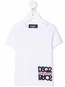 Футболка с логотипом DSQUARED2 KIDS, белый