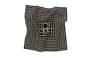 Шелковый платок Women's Black TOTEME