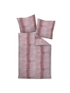 Постельное белье в ягодно-лиловом цвете Janine, 155 x 220 + 80 x 80 см