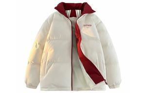 Пуховик Unisex Stand Collar Moderate Puffer WARRIOR, экрю