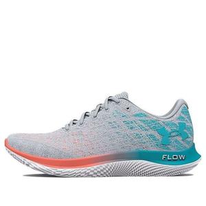 Кроссовки flow velociti wind 'halo grey fresco blue' Under Armour, серый