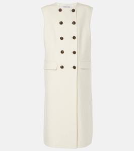 Жилет Hoxton из смеси шерсти Veronica Beard, слоновая кость