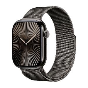 Часы series 10 корпус titanium браслет milanese 2024 специальное предложение умные часы Apple, Stone-coloкрасный case | Stone-coloкрасный Milanese strap