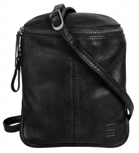 Сумка через плечо Spikes & Sparrow, натуральная кожа, черный