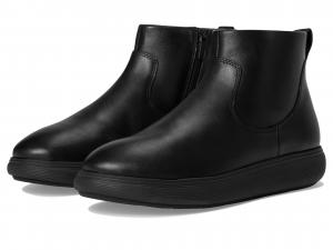 Ботинки FitFlop Iq-comff Leather Zip Ankle Boots, цвет All Black