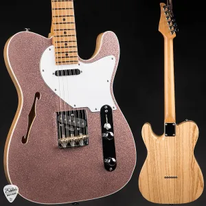 Suhr Eddie's Guitars Эксклюзивная кастомная классическая гитара T Roasted - Розовое золото с блестками