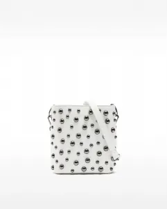 Вечерняя сумка, трансформирующаяся в сумку через плечо, с магнитной застежкой и заклепками на гладкой поверхности Parfois