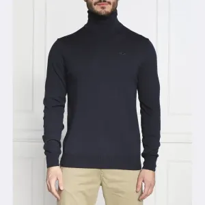 Водолазка стандартного кроя с добавлением шерсти La Martina, синий