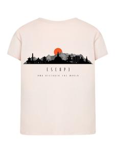 Футболка F4NT4STIC Escape Discover the World Asian Town, Rose