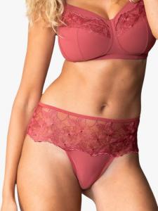 Флорентийские вышитые бриджи с высокой талией Royce, Rouge