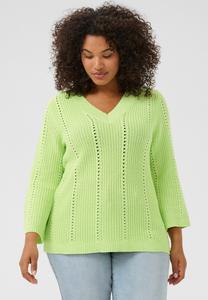 Свитер KCLORRY Kaffe Curve, зеленый