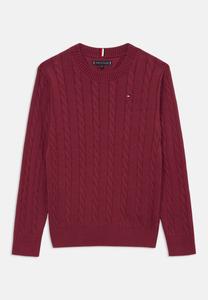 Джемпер Tommy Hilfiger CABLE SWEATER, Rich Cherry/Bordeaux