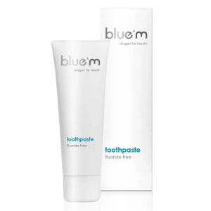 Зубная паста с активным кислородом без фтора, 75 мл Bluem