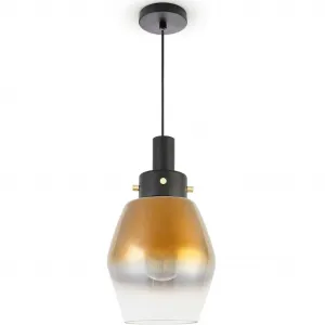 Подвесной светильник DORA E27, стеклянная подвесная лампа, индустриальный винтажный стиль, современный стол для обеденной зоны E27 Paco Home, черный