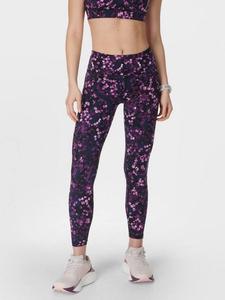 Леггинсы для тренировок power 7/8 Sweaty Betty, цвет Purple Lilypad Print