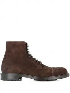 Замшевые ботинки на шнуровке Tassinari, коричневый